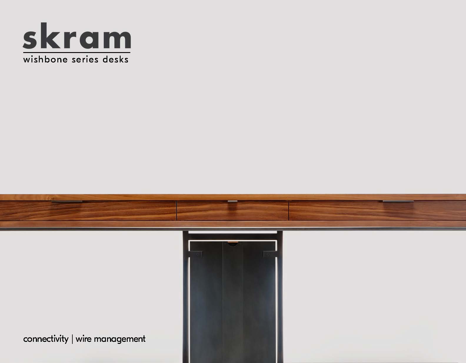 skram_Wishbone Series Desks Catalog Cover