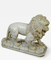 Marble Lion Figure Thumbnail