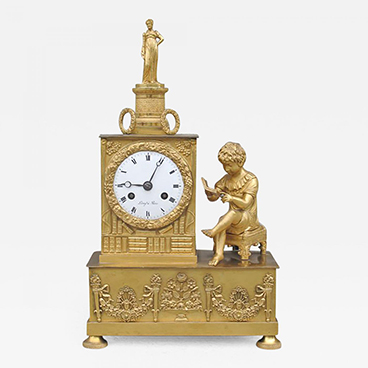 Milord Antiques 6_Fine Empire Mantel Clock