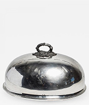 Antique Silver Domed Dish Cover