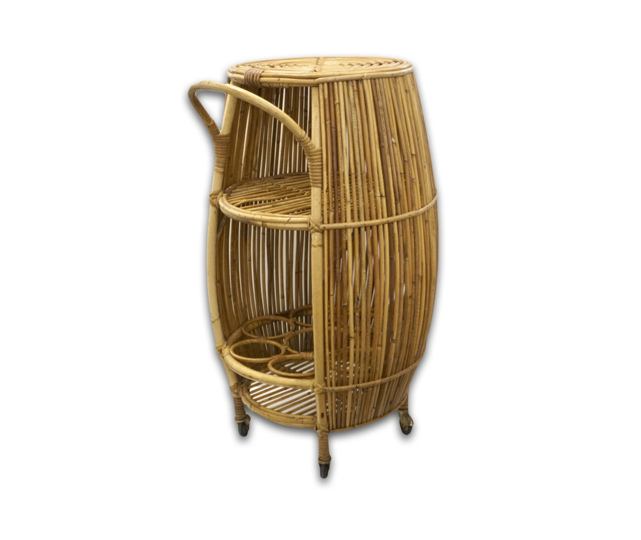 cosulich_interiors_and_antiques_products_new_york_design_bonacina_1950_italian_mid_century_modernnatural_rattan_cylindrical_bar_trolley_side-scaled-1