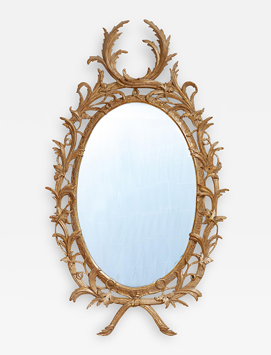 Exceptional George III Oval Mirror Gallery Image