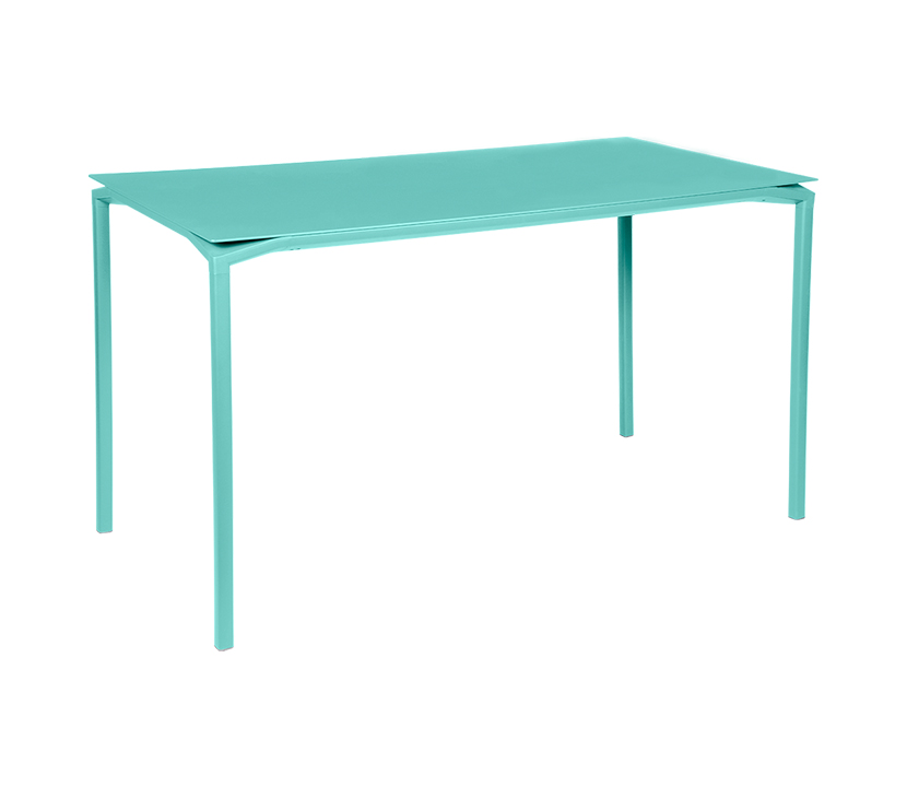 Fermob_Luxembourg Calvi High Table 63x31_Gallery Image 1_Lagoon Blue