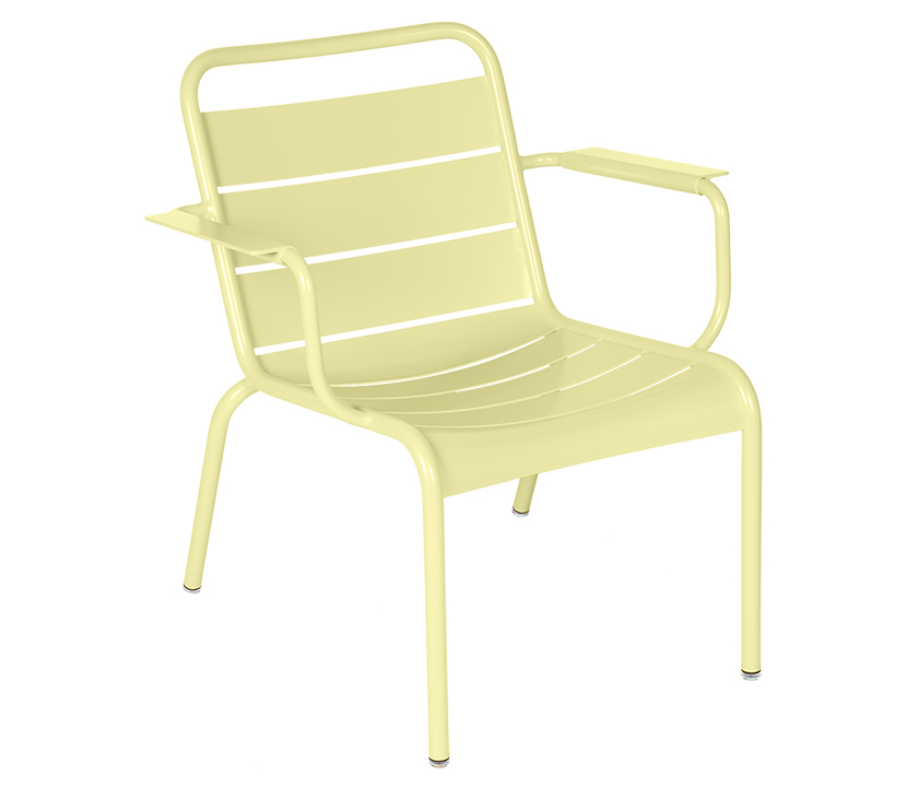 Fermob_Luxembourg Lounge Armchair_Gallery Image 24_Frosted Lemon