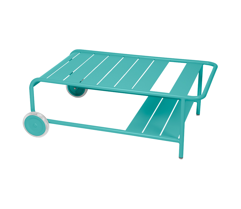 Fermob_Luxembourg Low Table with Casters_Gallery Image 15_Lagoon Blue