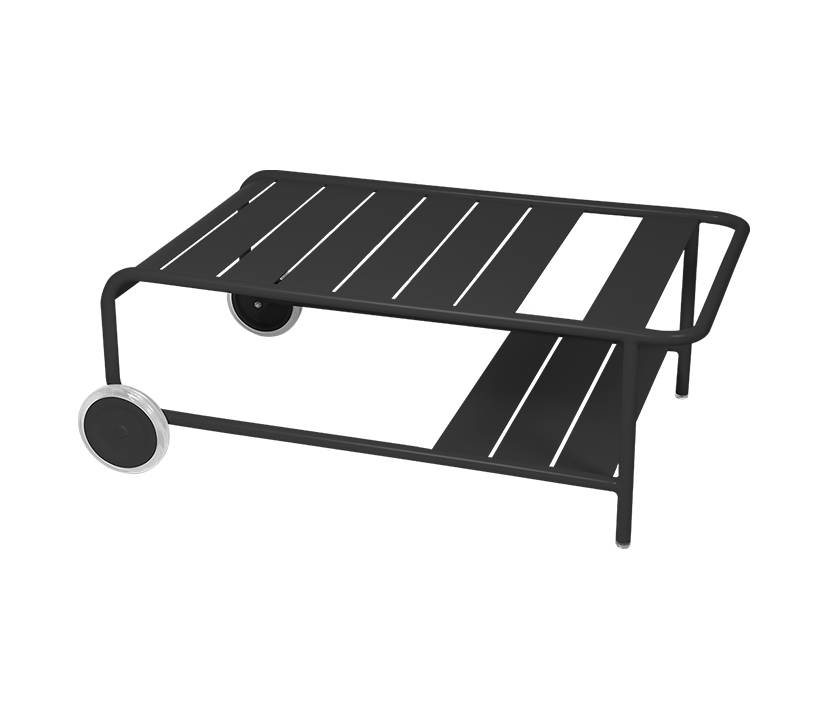Fermob_Luxembourg Low Table with Casters_Gallery Image 21_Anthracite