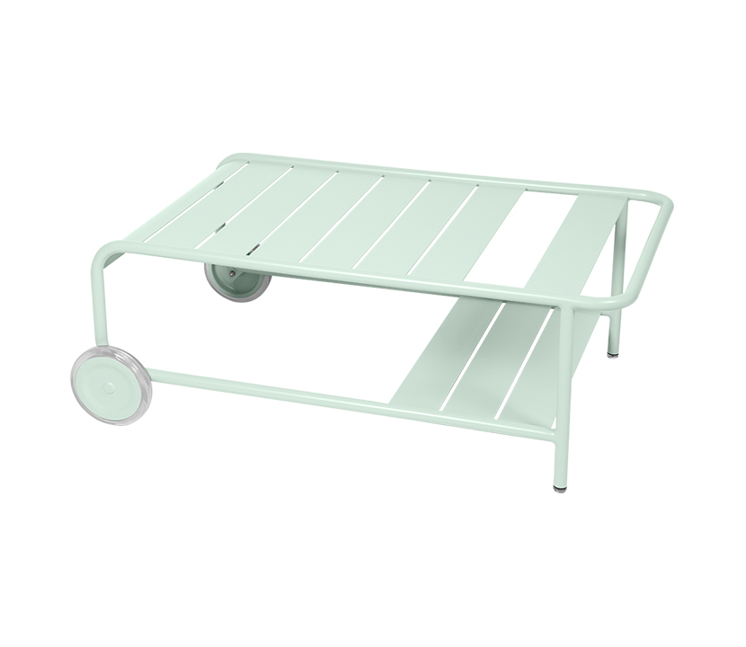 Fermob_Luxembourg Low Table with Casters_Gallery Image 25_Ice Mint
