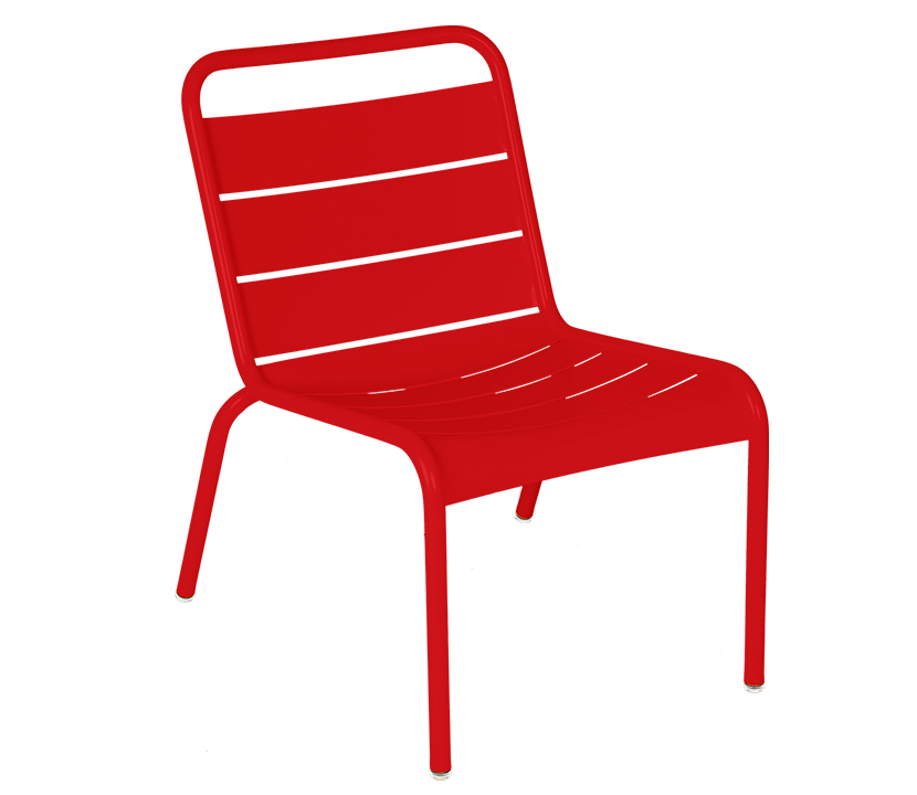 Fermob_Luxembourg_Lounge Chair_Gallery Image 1_Poppy Red