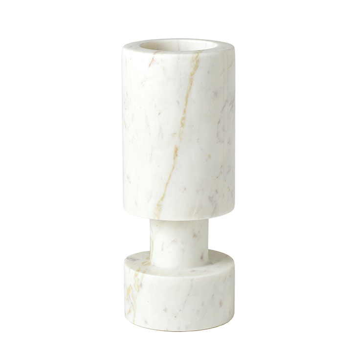 Luc Vase White Marble Gallery Image
