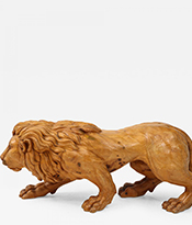 The Gallery at 200 Lex_Carved Wood Lion Sculpture_Thumbnail