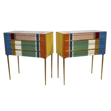 Cosulich_Mondrian Style End Tables