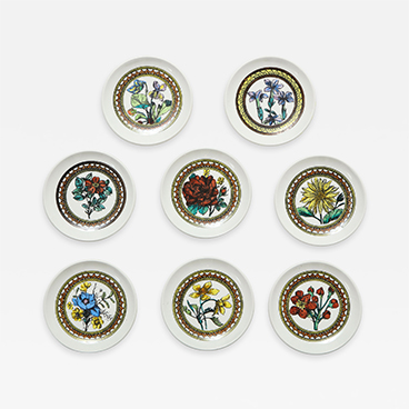 Bucciarelli Botanical Porcelain Plates