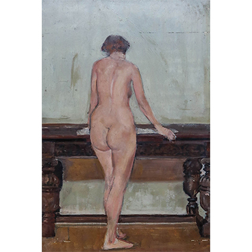 Standing Female Nude Unsigned